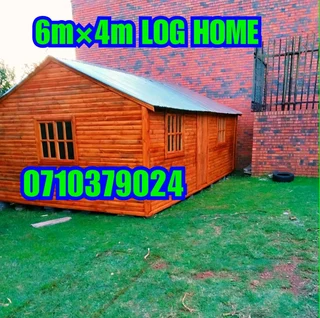 6m×4m LOG HOME Wendy