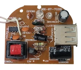 Charging board with USB and wired Output