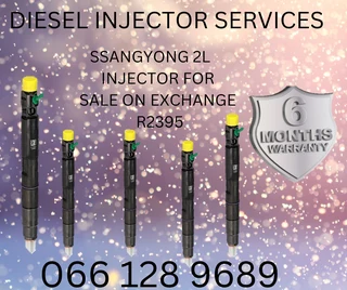 Ssangyong 2l Diesel Injectors For Sale On Exchange Or To Recon