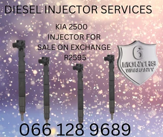 Kia 2500 Diesel Injectors For Sale On Exchange Or To Recon