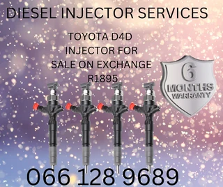 Toyota D4d Diesel Injectors For Sale On Exchange Or To Recon