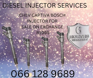 Chevrolet Captiva Bosch  Diesel Injectors For Sale On Exchange Or To Recon