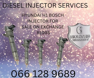 Hyundai H1 Bosch Diesel Injectors For Sale On Exchange Or To Recon