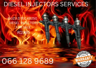 Isuzu Dtec Kb250 Diesel Injectors For Sale On Exchange With Warranty