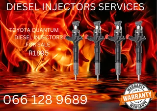 Toyota Quantum Diesel Injectors For Sale With Warranty