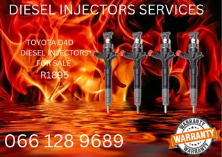 Toyota D4d Diesel Injectors For Sale With Warranty