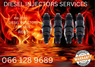 Kia 2700 Diesel Injectors For Sale With Warranty