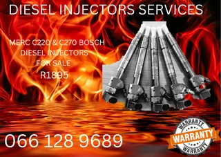 Mercedes C220 & C270 Bosch Diesel Injectors For Sale With Warranty