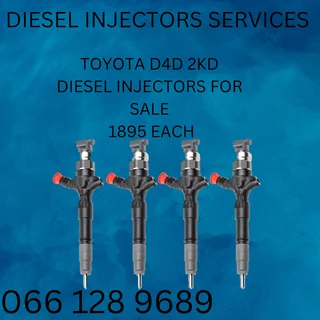 Toyota D4d 2kd Diesel Injectors For Sale On Exchange With Warranty