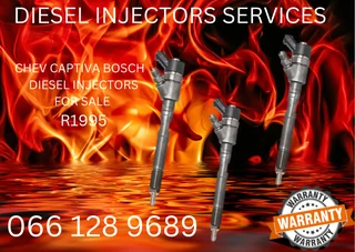 Chevrolet Captiva Bosch Diesel Injectors For Sale On Exchange With Warranty