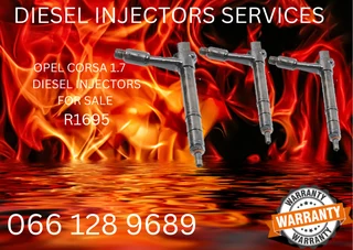 Opel Corsa 1.7 Diesel Injectors For Sale On Exchange With Warranty
