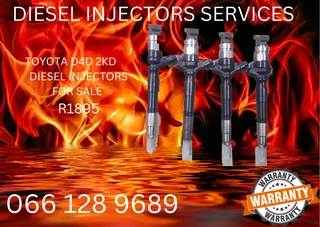Toyota D4d 2kd Diesel Injectors For Sale On Exchange With Warranty