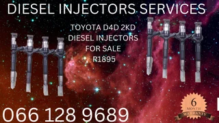 Toyota D4d 2kd Diesel Injectors For Sale On Exchange With Warranty