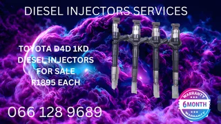 Toyota D4d 1kd Diesel Injectors For Sale On Exchange With Warranty