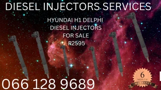 Hyundai H1 Delphi Diesel Injectors For Sale On Exchange With Warranty