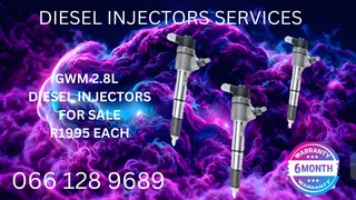 Gwm 2.8l Diesel Injectors For Sale On Exchange With Warranty