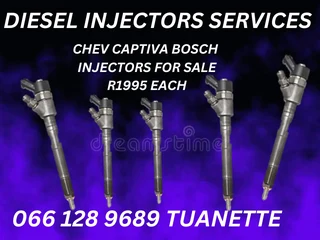 Chev Captiva Bosch Diesel Injectors For Sale On Exchange Or To Recon