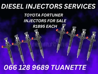 Toyota Fortuner Diesel Injectors For Sale On Exchange Or To Recon