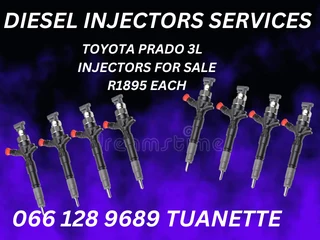 Toyota Prado 3l Diesel Injectors For Sale On Exchange Or To Recon