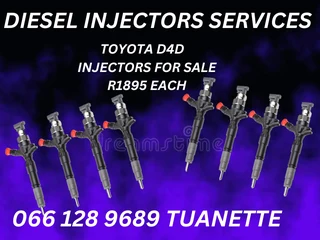 Toyota D4d Diesel Injectors For Sale On Exchange Or To Recon