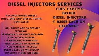 Chevrolet Captiva Delphi Diesel Injectors For Sale On Exchange Or To Recon Your Own