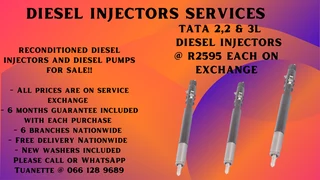 Tata Xenon 2,2 & 3l  diesel Injectors For Sale On Exchange Or To Recon Your Own