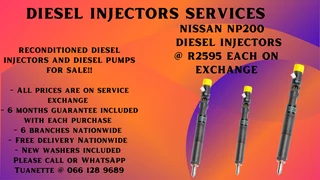 Nissan Np200 Diesel Injectors For Sale On Exchange Or To Recon Your Own