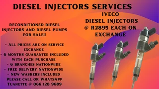 Iveco Diesel Injectors For Sale On Exchange Or To Recon Your Own