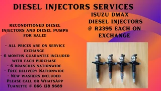 Isuzu Dmax Diesel Injectors For Sale On Exchange Or To Recon Your Own