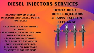 Toyota Hilux Diesel Injectors For Sale On Exchange Or To Recon Your Own