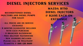 Mazda Bt50 Diesel Injectors For Sale On Exchange Or To Recon Your Own