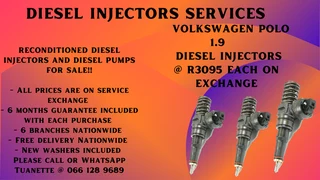 Volkswagen Polo 1,9 Diesel Injectors For Sale On Exchange Or To Recon Your Own