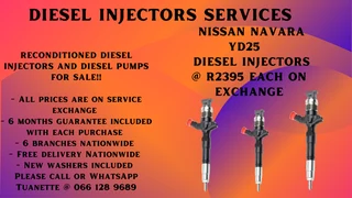 Nissan Navara Yd25 Diesel Injectors For Sale On Exchange Or To Recon Your Own