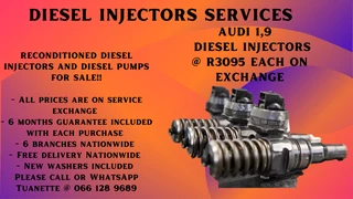 Audi 1,9 Diesel Injectors For Sale On Exchange Or To Recon Your Own