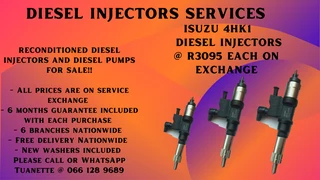 Isuzu 4hk1 Diesel Injectors For Sale On Exchange Or To Recon Your Own
