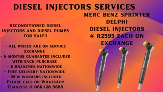 Mercedes Benz Sprinter Delphi Diesel Injectors For Sale Or To Recon