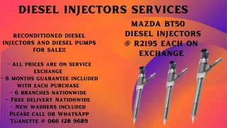 Mazda Bt50 Diesel Injectors For Sale Or To Recon