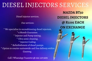 Mazda Bt50 Diesel Injectors For Sale Or To Recon