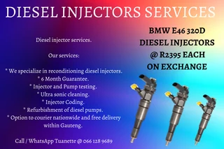Bmw E46 Diesel Injectors For Sale Or To Recon