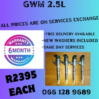 Gwm 2.5l Diesel Injectors For Sale On Exchange Or To Recon Your Own