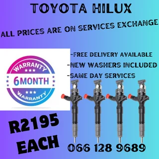 Toyota Hilux Diesel Injectors For Sale On Exchange Or To Recon Your Own