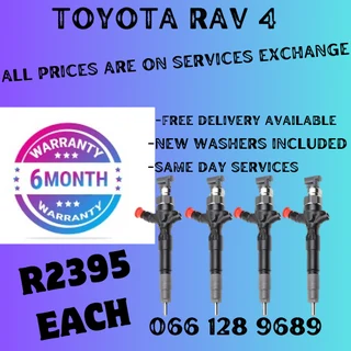 Toyota Rav Diesel Injectors For Sale On Exchange Or To Recon Your Own