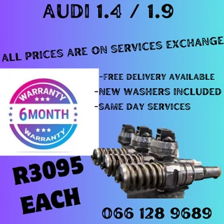 Audi 1.4 & 1.9 Diesel Injectors For Sale On Exchange Or To Recon Your Own