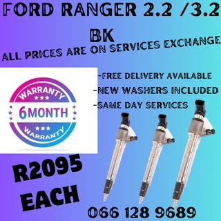 Ford Ranger 2.2 & 3.2 Bk Diesel Injectors For Sale On Exchange Or To Recon Your Own