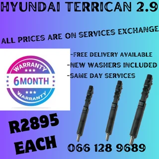 Hyundai Terrican 2.9 Diesel Injectors For Sale On Exchange Or To Recon Your Own