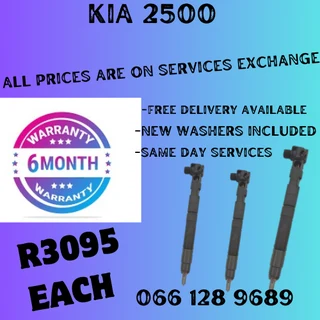 Kia 2500 Diesel Injectors For Sale On Exchange Or To Recon Your Own