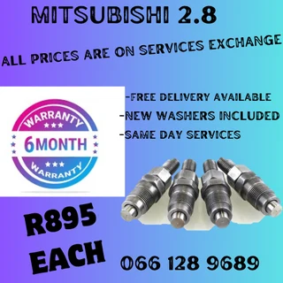 Mitsubishi 2.8 Diesel Injectors For Sale On Exchange Or To Recon Your Own