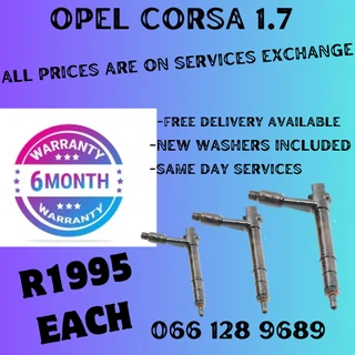 Opel Corsa 1.7 Diesel Injectors For Sale On Exchange Or To Recon Your Own
