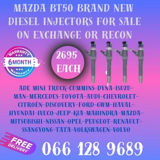 Mazda Bt50 Brand New Diesel Injectors  For Sale On Exchange With Free Copper Washers