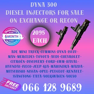 Dyna 300 Diesel Injectors For Sale On Exchange With Free Copper Washers And 6 Months Warranty